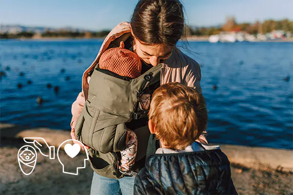 A good sling that supports an upright position