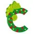 Animal Wooden Letter - C