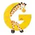 Animal Wooden Letter - G