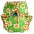 Reusable Swimsuit Diaper Green Daisy