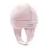 Baby Cap With Ear Flaps - Pink