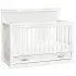 Langford 4 In 1 Crib With Storage Drawer - Warm White