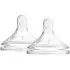 Options+ Wide Neck Level 1 Nipple 2 Pack