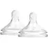 Options+ Wide Neck Level 2 Nipple 2 Pack