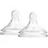 Options+ Wide Neck Level 2 Nipple 2 Pack
