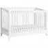 Sprout 4 in 1 Crib with Toddler Rail - White