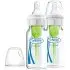 Options+ Narrow Neck Glass Bottle 4oz 2 Pack