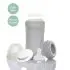 Glass Baby Bottle (240mL) - Quiet Grey