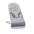 Bouncer Bliss, Light Grey Frame - Petal Quilt Cotton, Light Grey