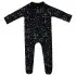 Printed Zippered Footie - Midnight Constellation