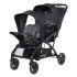 Sit N Stand Double Stroller - Dash Black