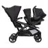 Sit N Stand Double Stroller - Dash Black