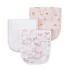 3 Pack Burp Cloths in Gift Box - Pink