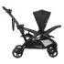 Sit N Stand Double Stroller - Dash Black