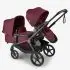 Kangaroo Sibling Seat Black/Dark Cherry