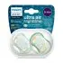 Ultra Air Pacifier Night 2 Pack - 0-6M - Star/Owl