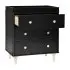 Lolly 3 Drawer Changer Dresser - Black Washed Natural