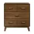 Scoot 3 Drawer Changer Dresser - Natural Walnut