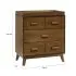 Scoot 3 Drawer Changer Dresser - Natural Walnut