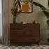 Scoot 6 Drawer Dresser - Natural Walnut