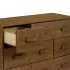 Scoot 6 Drawer Dresser - Natural Walnut