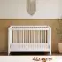 Sprout 4 in 1 Crib with Toddler Rail - White