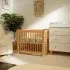 Yuzu 8 in 1 Convertible Crib with All Stages Conversion Kit - Natural