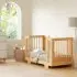 Yuzu 8 in 1 Convertible Crib with All Stages Conversion Kit - Natural