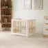 Yuzu 8 in 1 Convertible Crib with All Stages Conversion Kit - White/Natural