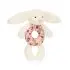 Blossom Cream Bunny Berry Ring Rattle