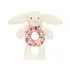 Blossom Cream Bunny Berry Ring Rattle