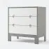 Cupcake 3 Drawer Dresser Grey