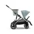 Gazelle S Stroller - Taupe Frame and Sky Blue Seat