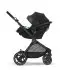 EOS Travel System Moon Black Stroller and Aton 2 Lava Stone Infant Car Seat