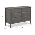 Jayden 6 Drawer Double Dresser Slate