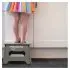 Folding Step Stool - Grey
