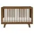 Hudson 3 In 1 Crib With Toddler Rail - Natural Walnut
