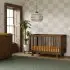 Hudson 3 In 1 Crib With Toddler Rail - Natural Walnut