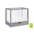 Colby 4 - In - 1 Convertible Mini Crib With Trundle Grey White