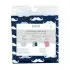Waterproof Wet Bag - Navy Mustache