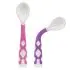 Silibend Feeding Spoons- Fuchsia/Purple
