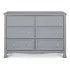Kalani 6 Drawer Double Wide Dresser Grey