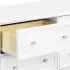 Kalani 6 Drawer Double Wide Dresser White
