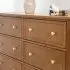 Kalani 6 Drawer Double Wide Dresser Chestnut