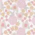 Knit Crib Sheet - Retro Floral - Floral