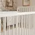 Liberty 3-in-1 Convertible Spindle Crib - Warm White