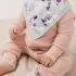 Luxe Muslin Bandana Bib Set - Ink Floral