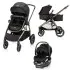 Zelia Luxe 5-in-1 Modular Travel System - New Hope Black
