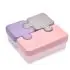 Puzzle Food Storage Container - Pink/Grey/Purple