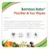 Bamboo Baby Pacifier & Toy Wipes 30 Count